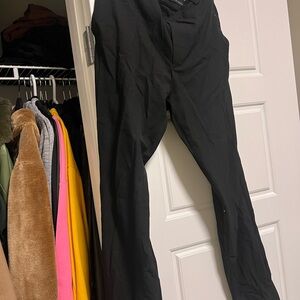 Black Casual Pants - Classic Straight Fit